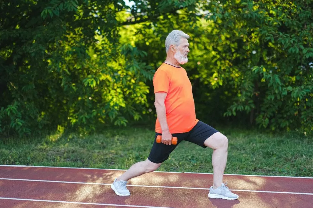 Exercício de Kegel realizado por homem